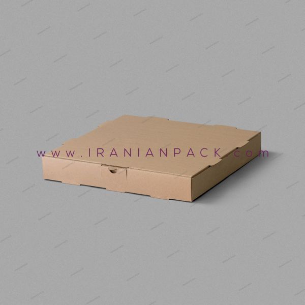 جعبه پیتزا ایفلوت مقوای بدون چاپ